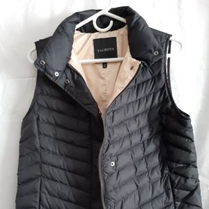 Talbots- Black Puffer Vest